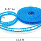 Rope-Portable Adjustable Dryer Line Windproof Non-Slip Clothesline for Camping Travel Indoor Outdoor  ( Pack of 1)