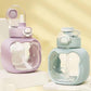 Plastic Water Bottle Straw Shoulder Belt Silicone cover 900ML