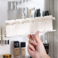 5 Grid Plastic Cosmetic Organiser No Punching Cuttable Storage Holder (Pack of 2)