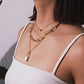 Gold Plated Stylish Necklace