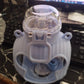 Plastic Water Bottle Straw Shoulder Belt Silicone cover 900ML